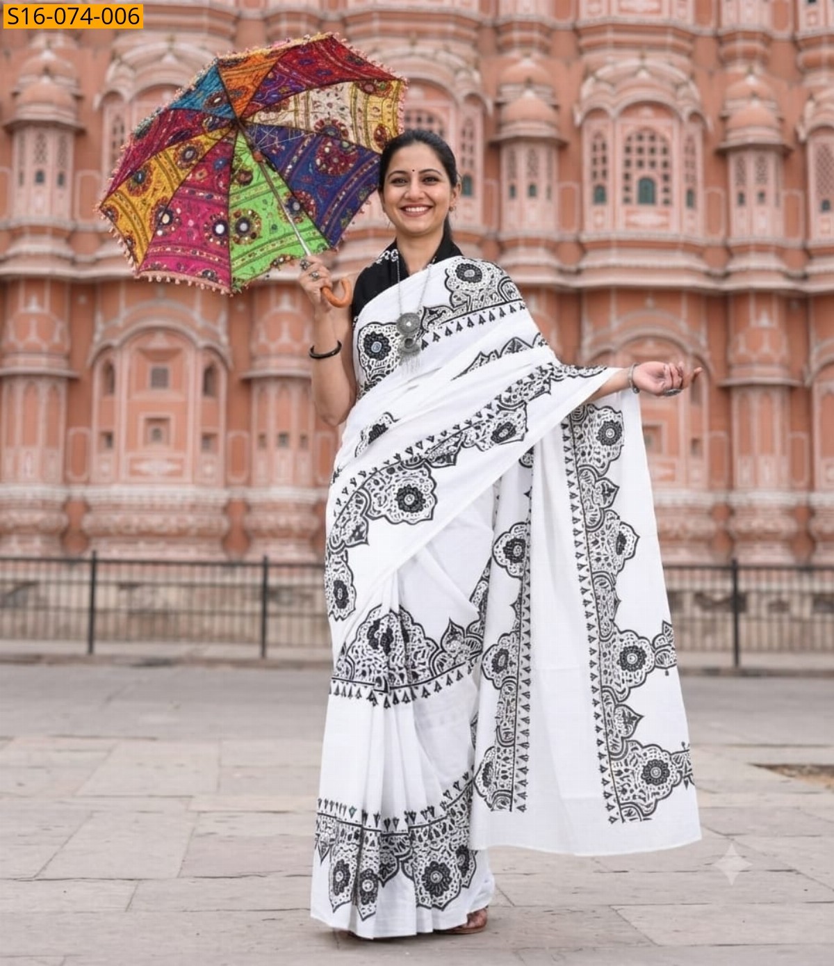 Grey Cotton mulmul Sarees