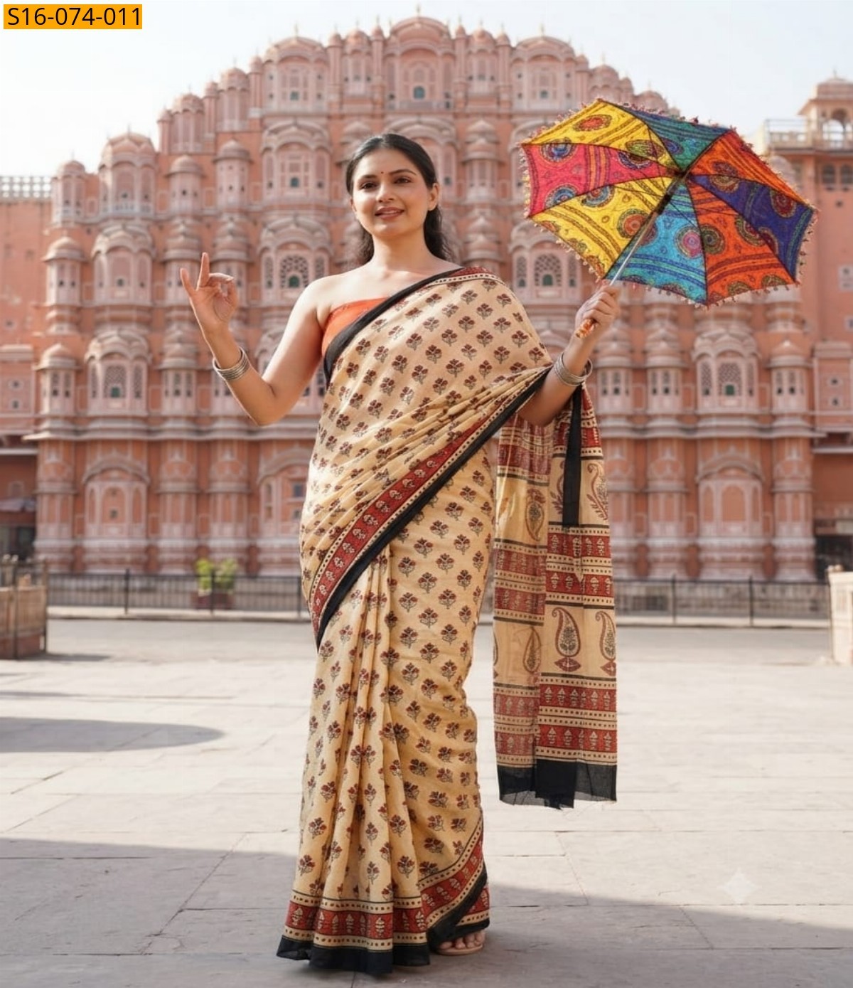 Black Cotton mulmul Sarees