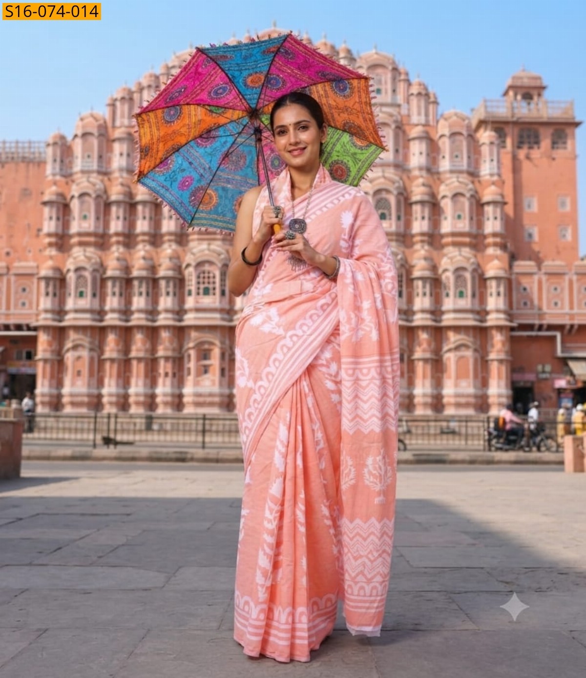 White Cotton mulmul Sarees