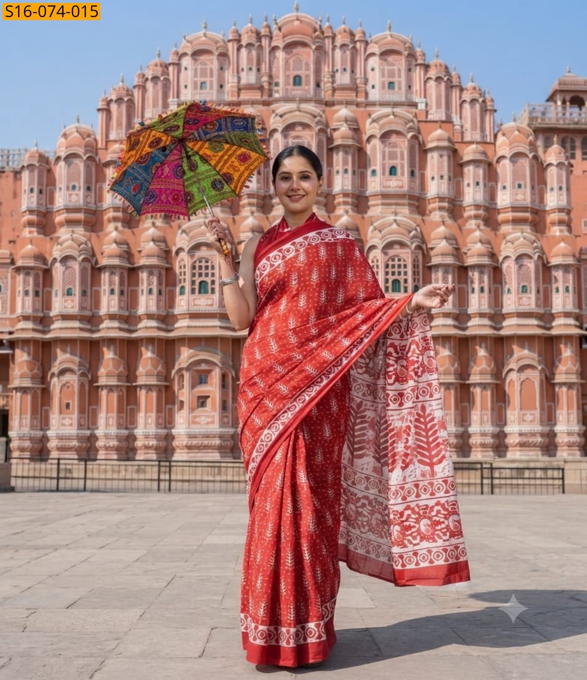 Blue Cotton mulmul Sarees
