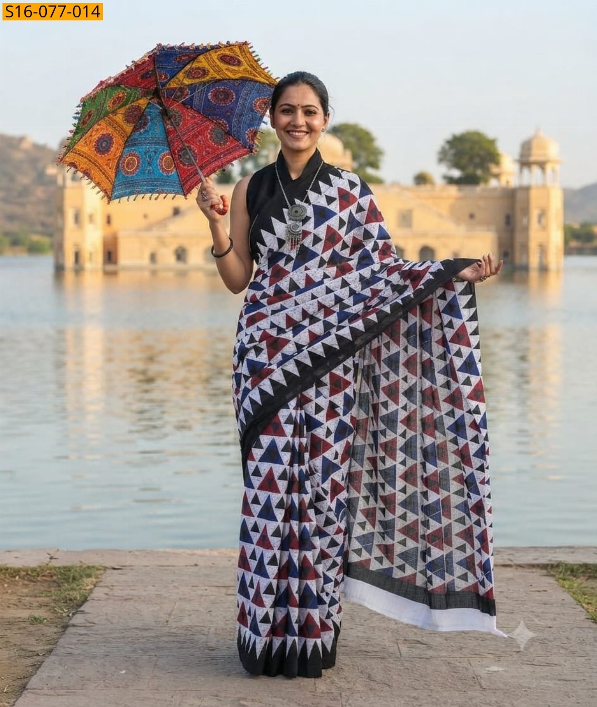 Multi Color Fancy Mulmul Cotton Sarees