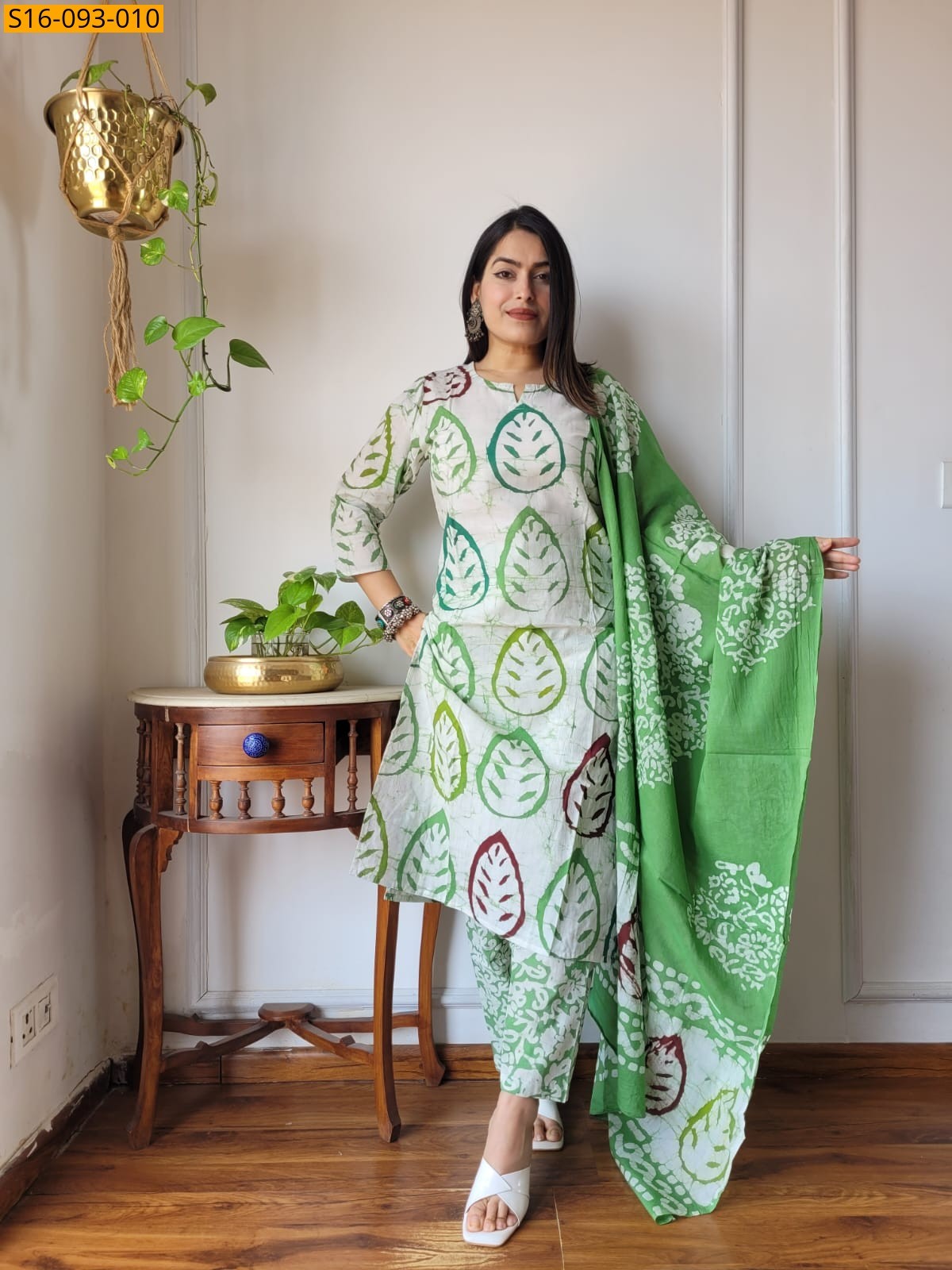 Fancy Hand block Cotton Suits