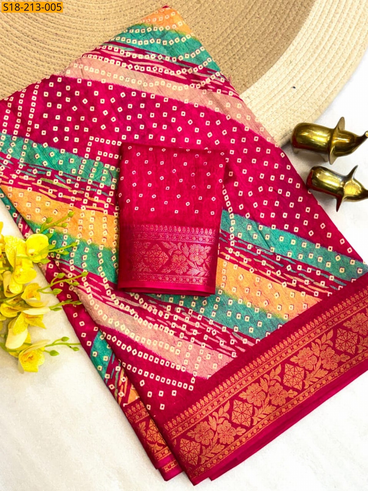 Pink Fancy Dola Silk Saree