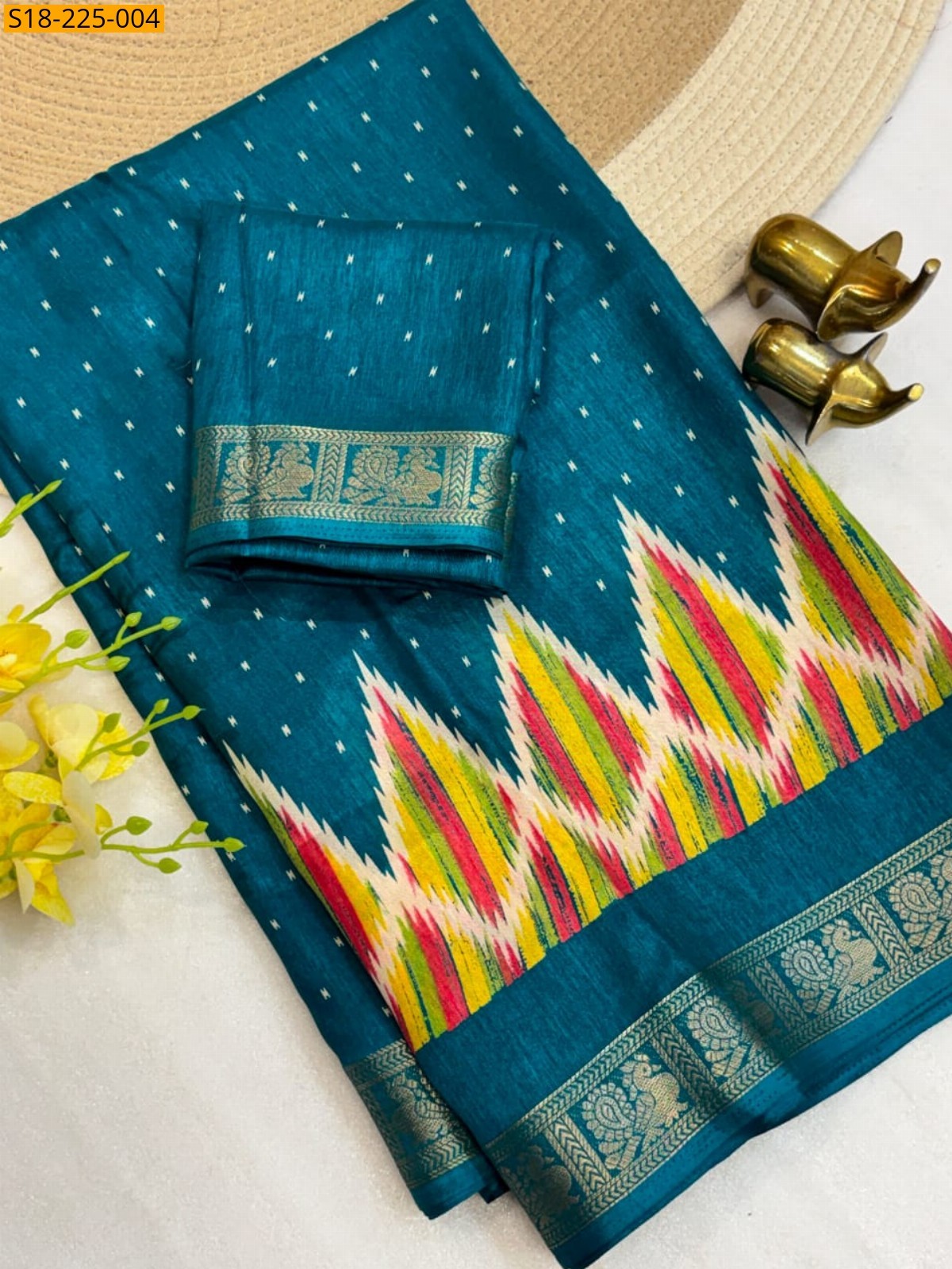 Fancy Tussar Silk Saree