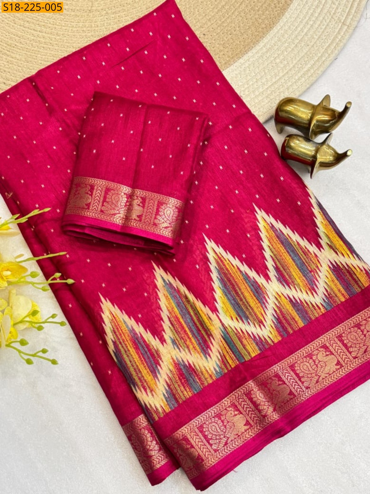 Fancy Tussar Silk Saree