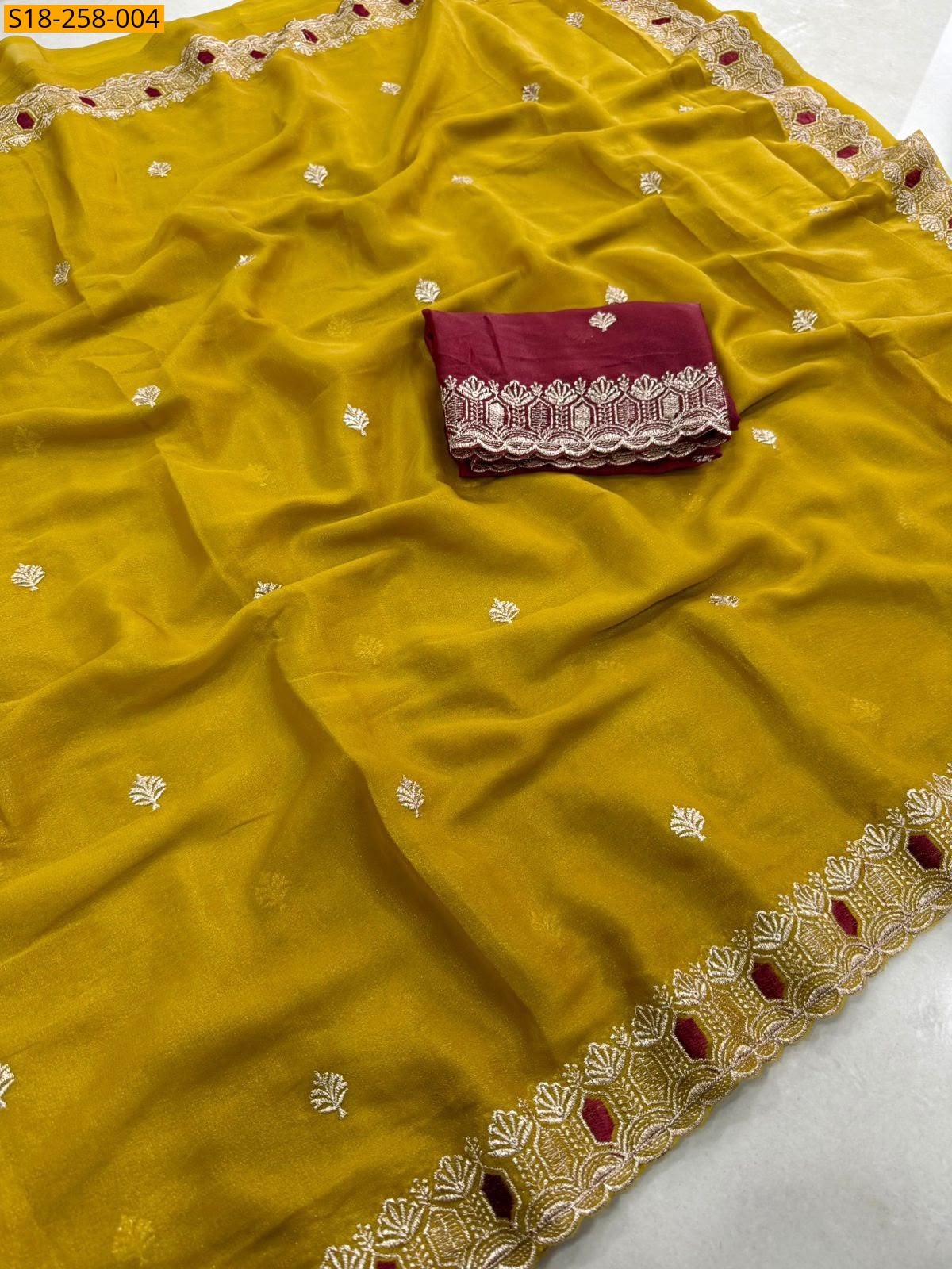 Fancy Star Georgette Saree