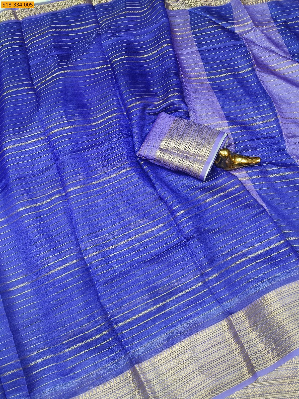 Purple Fancy mysore silk saree