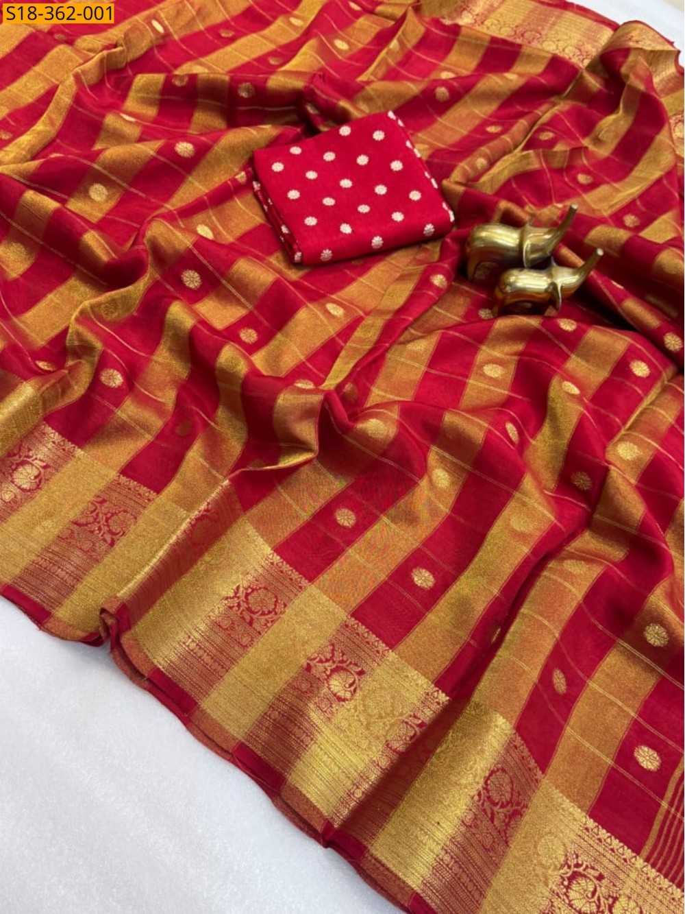 Fancy Viscose Soft Malai Silk Saree