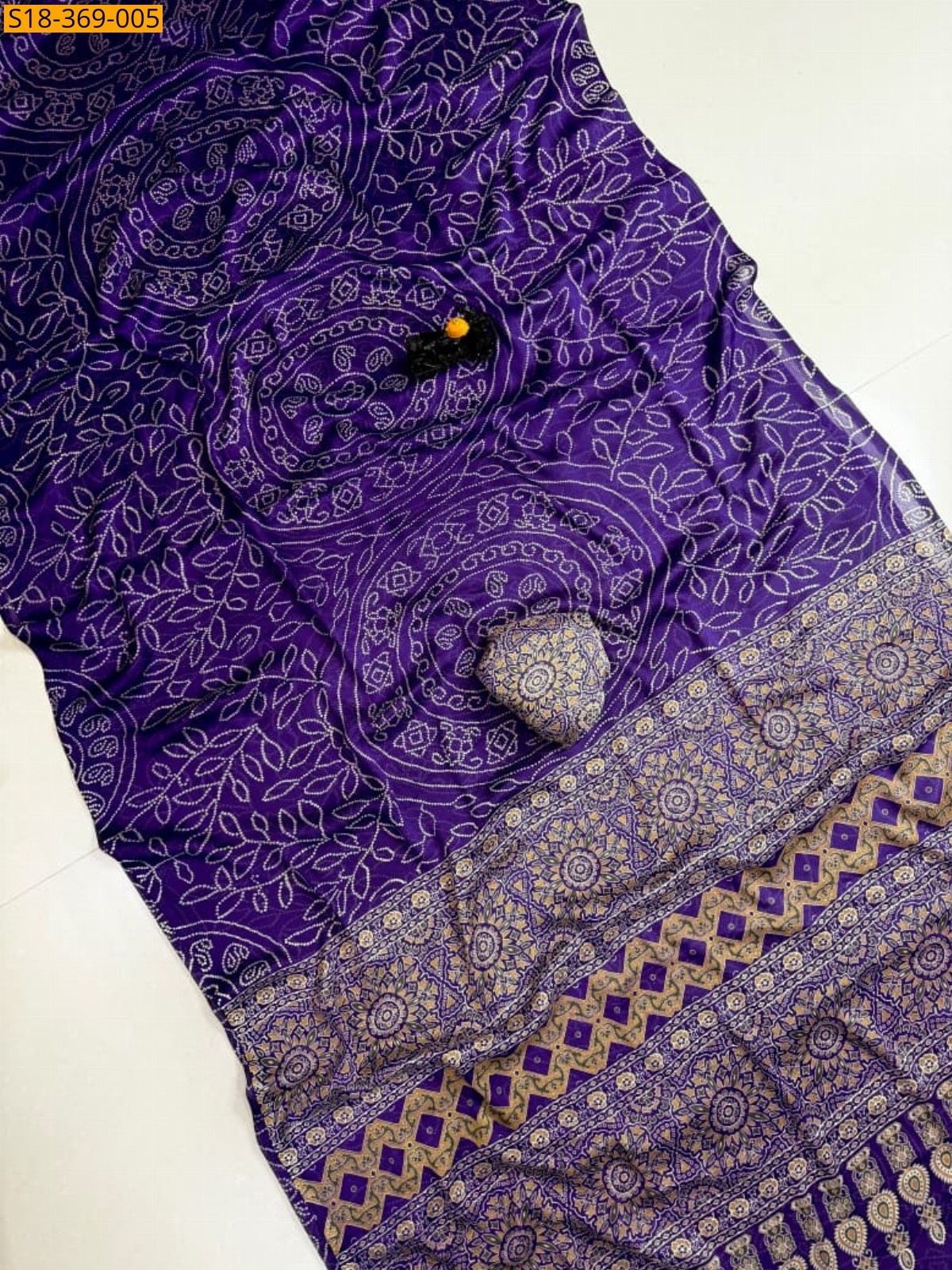Violet Fancy Georgette Saree