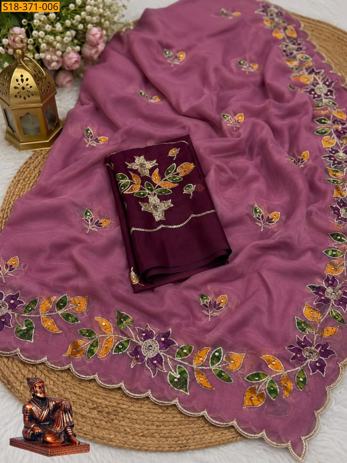 Fancy Star Georgette Saree