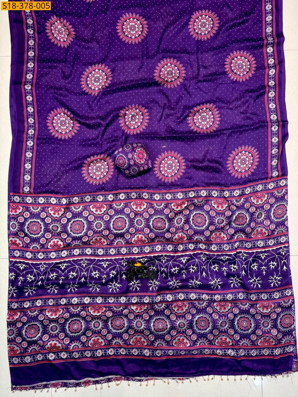 Violet Fancy Georgette Saree