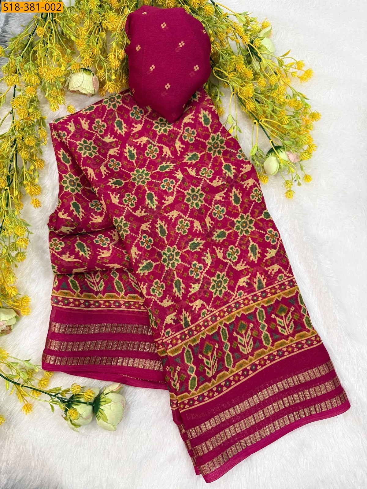 Fancy Marshmellow Saree