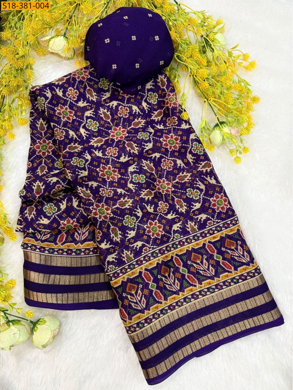 Fancy Marshmellow Saree