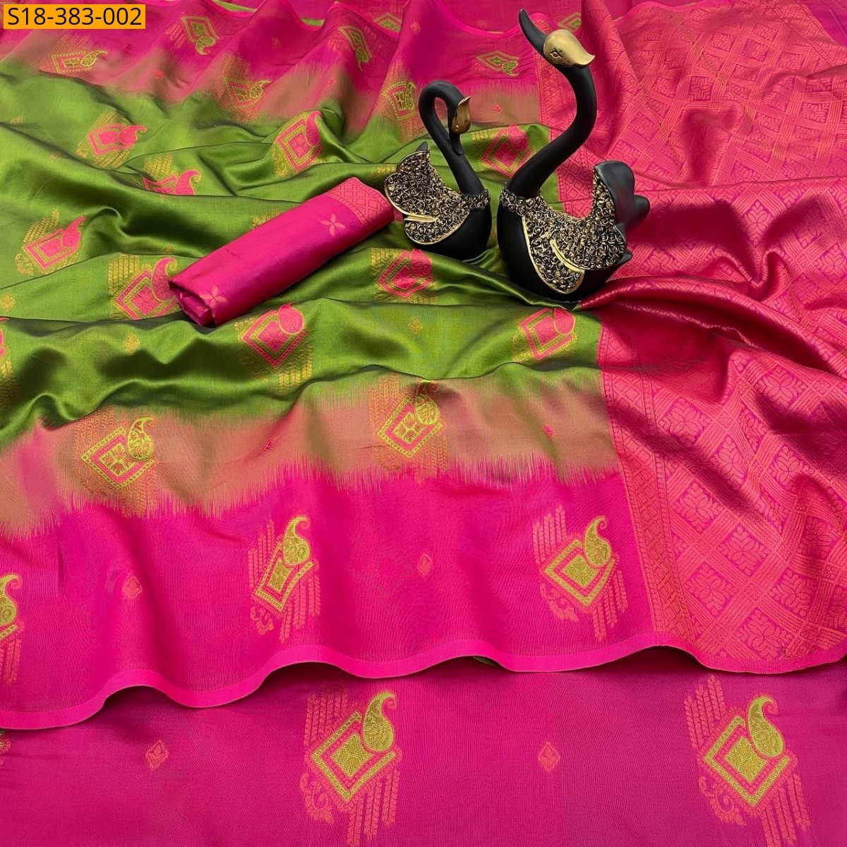 Blue Fancy Kubera pattu Sarees