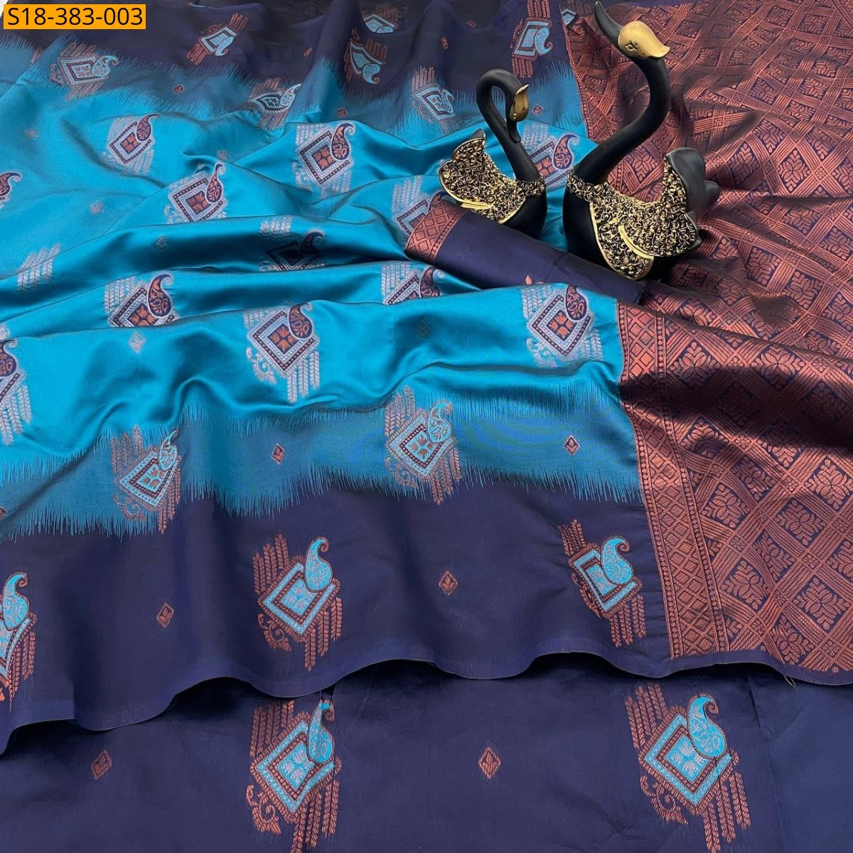 Green Fancy Kubera pattu Sarees