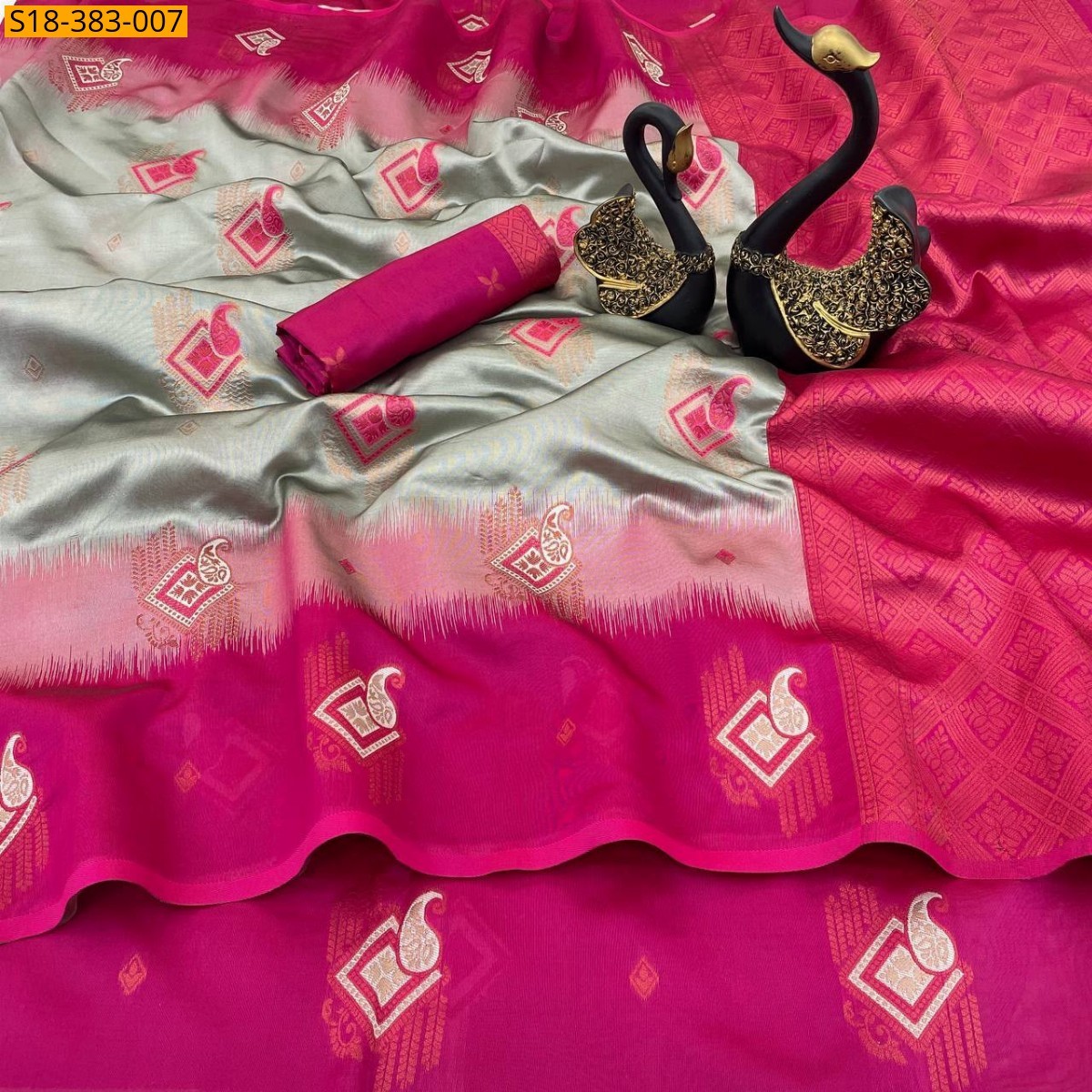Red Fancy Kubera pattu Sarees