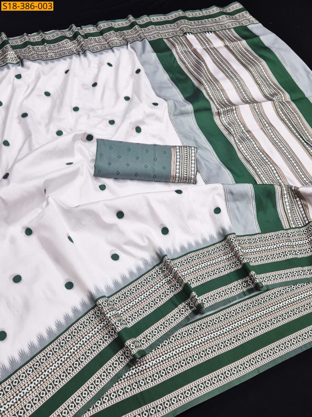 Green Fancy Banarasi Silk Saree