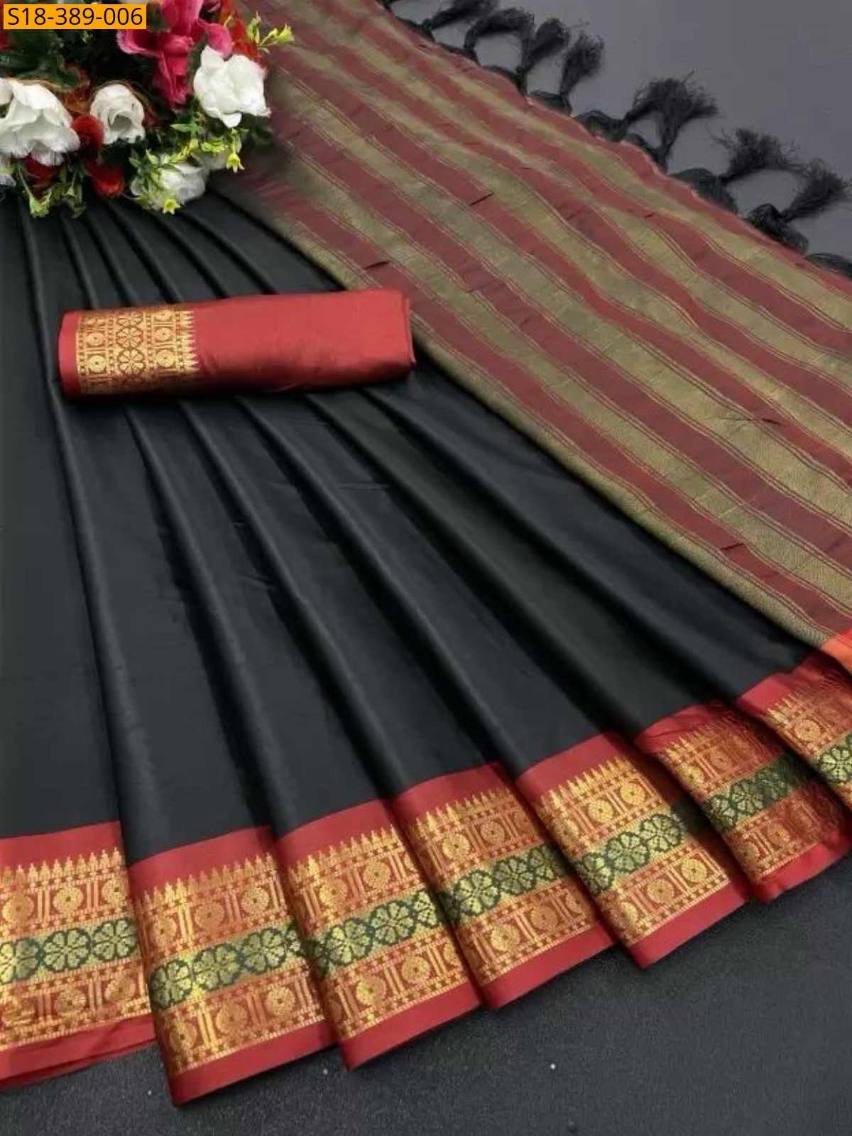 Fancy Aura Silk Saree