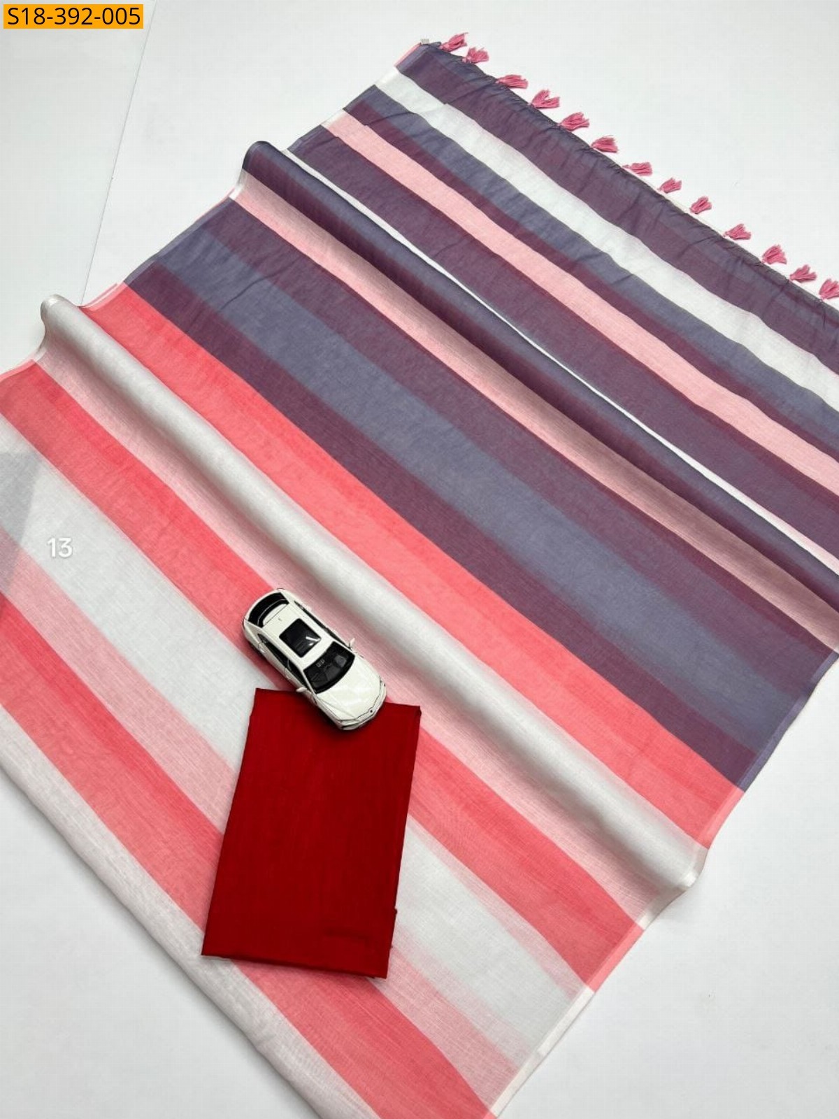 Multi Color Fancy Linen Printed Sarees