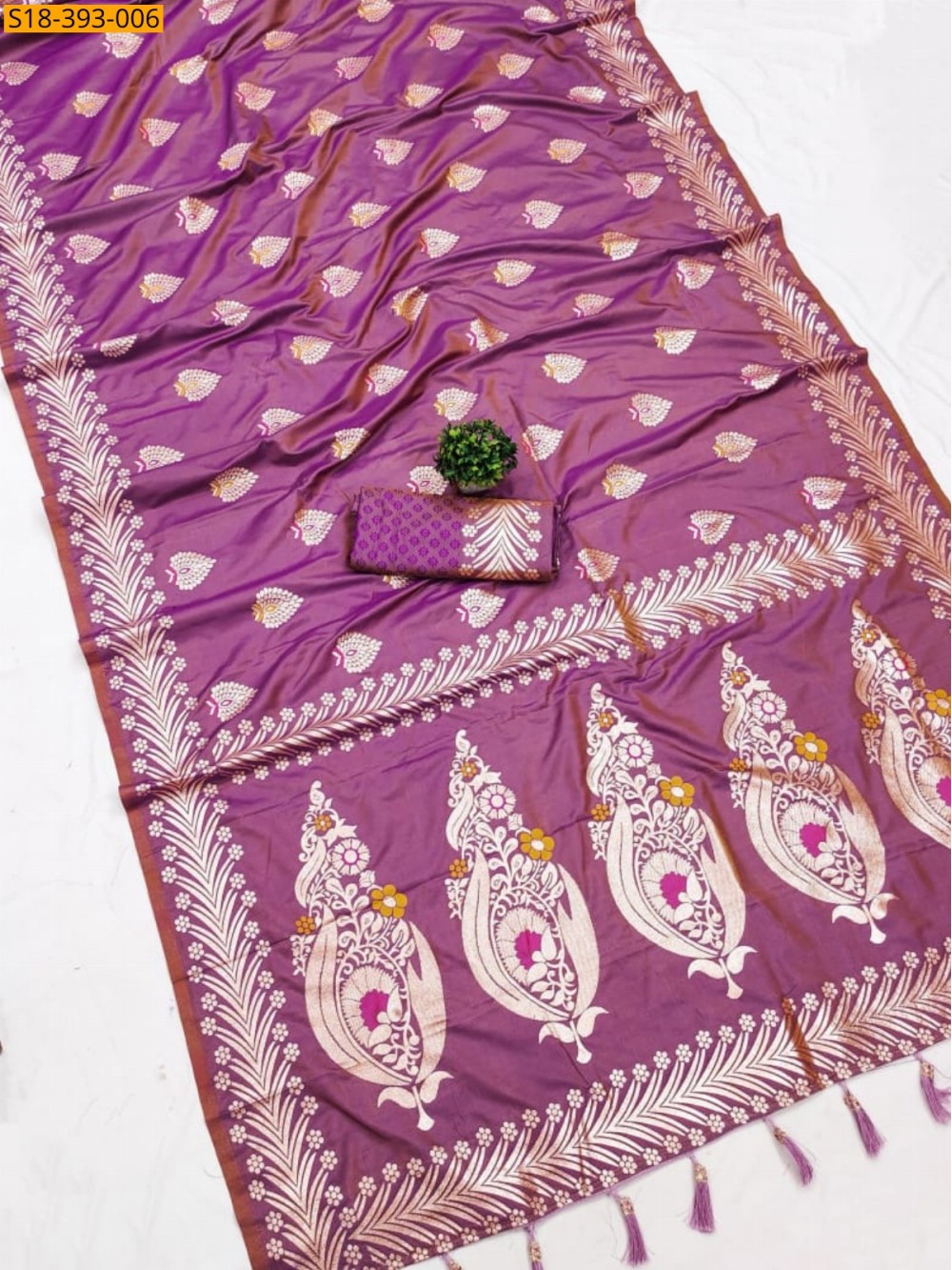 Fancy Banarasi Silk Saree