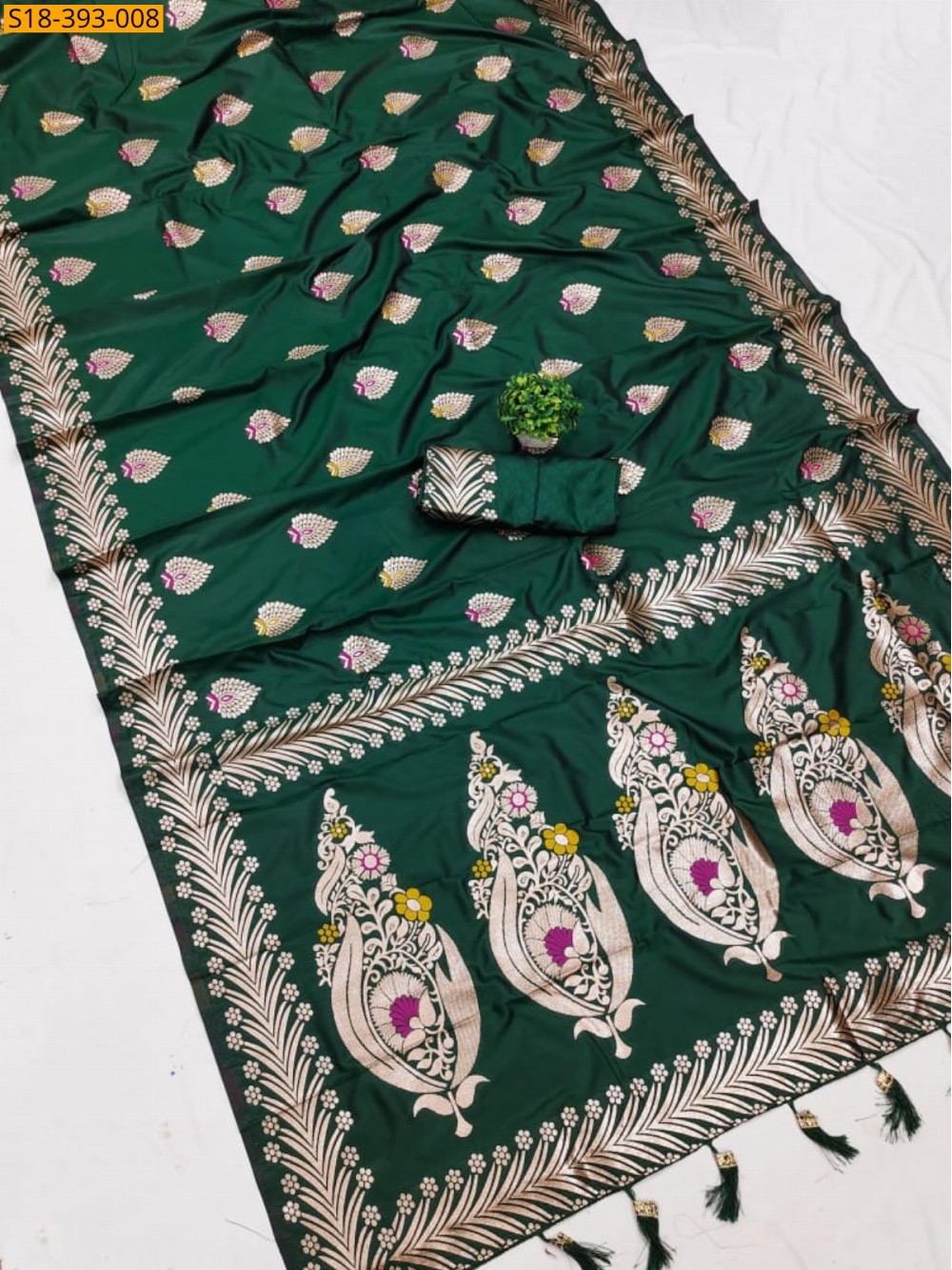Fancy Banarasi Silk Saree