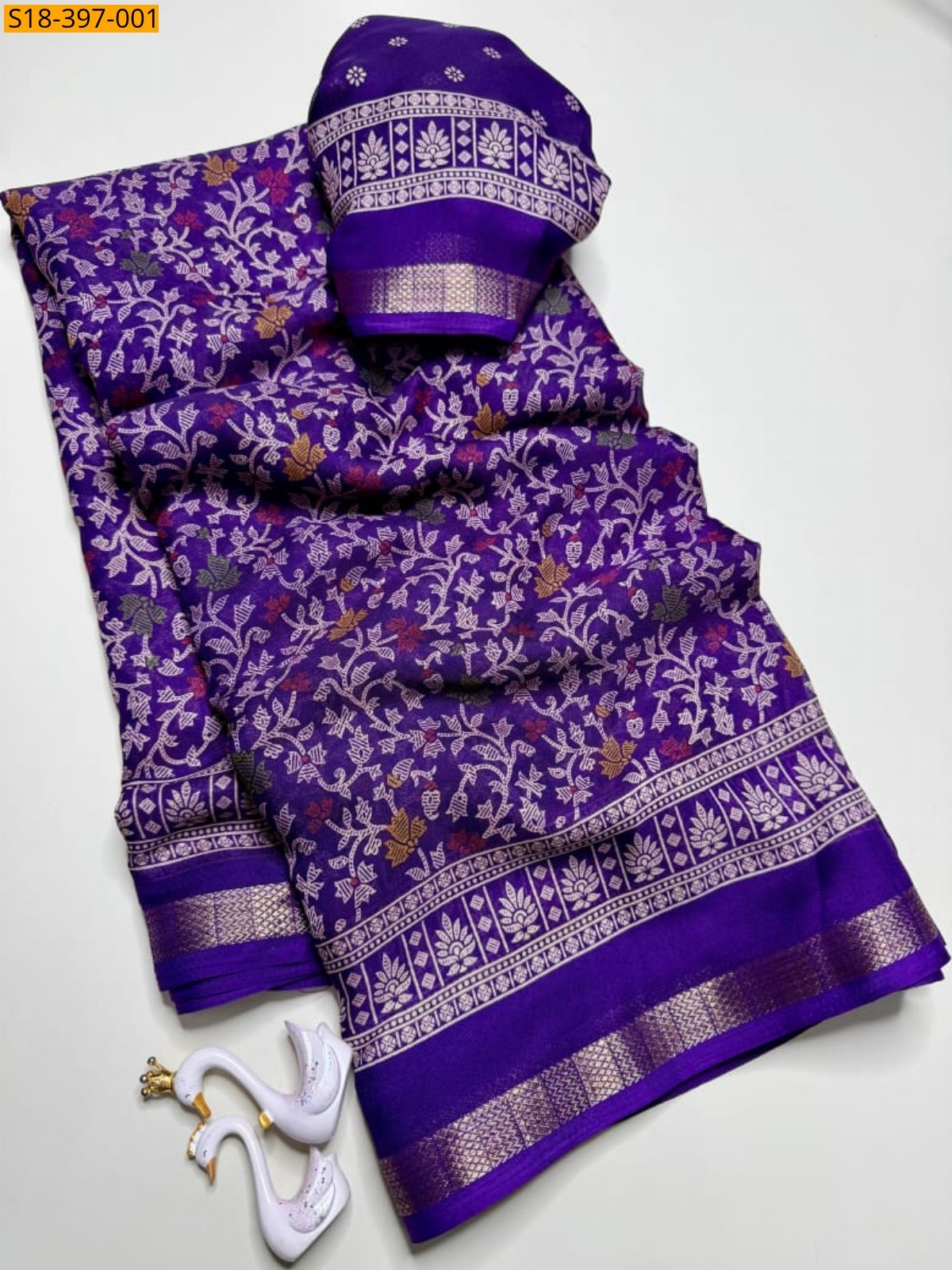 Fancy Soft Marshmallow Saree