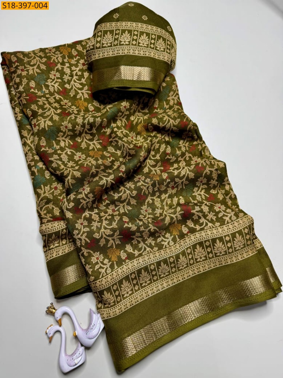 Fancy Soft Marshmallow Saree