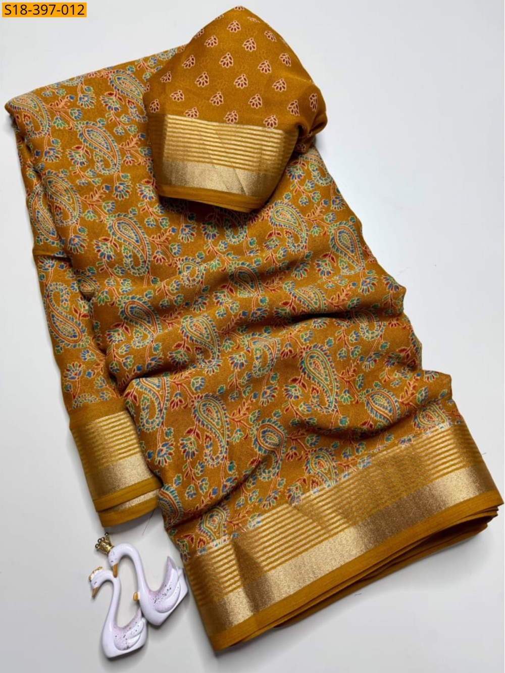 Fancy Soft Marshmallow Saree