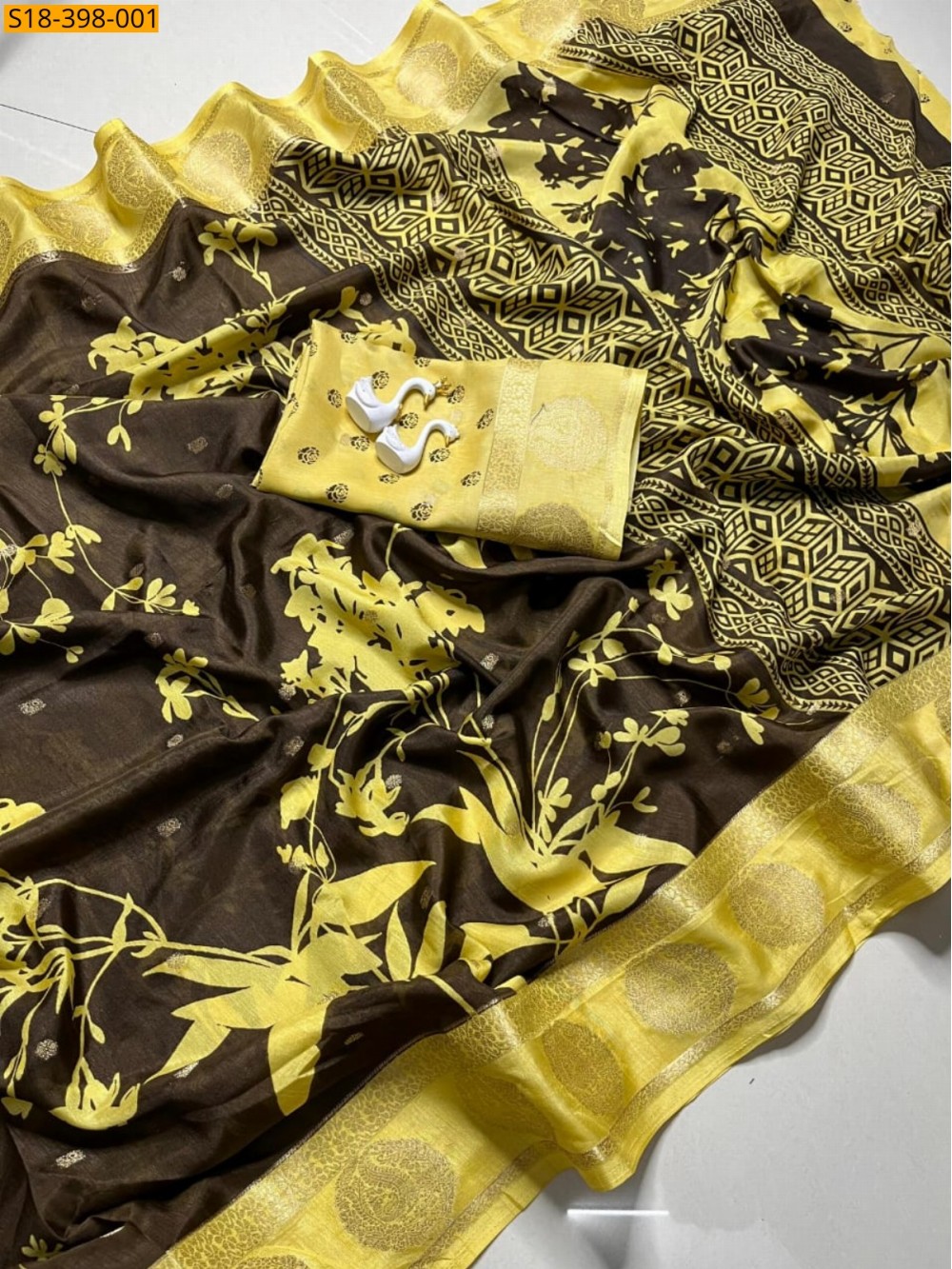 Fancy Crepe Silk Saree