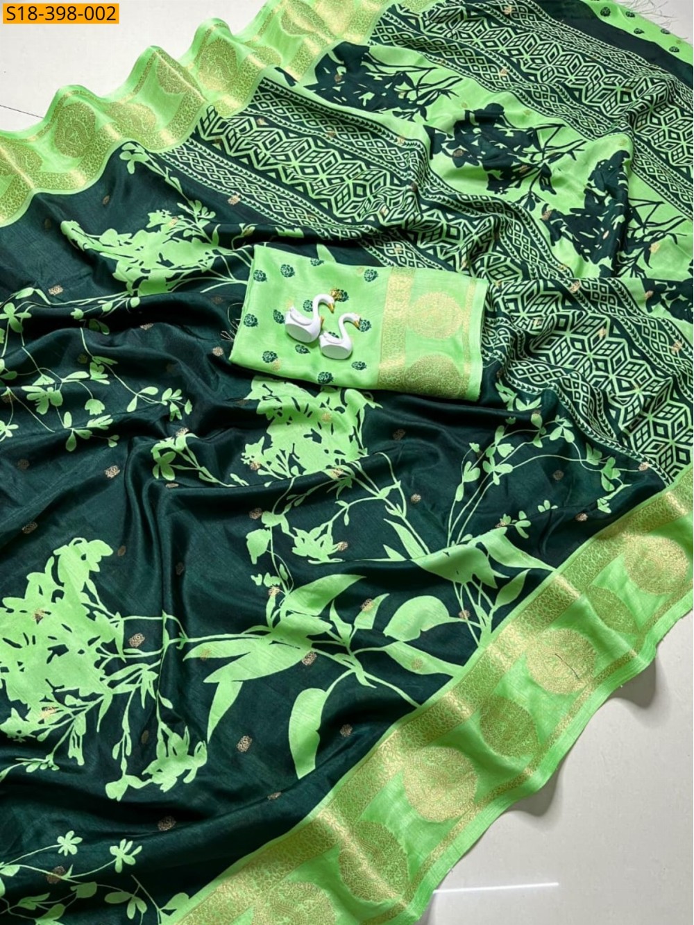 Fancy Crepe Silk Saree