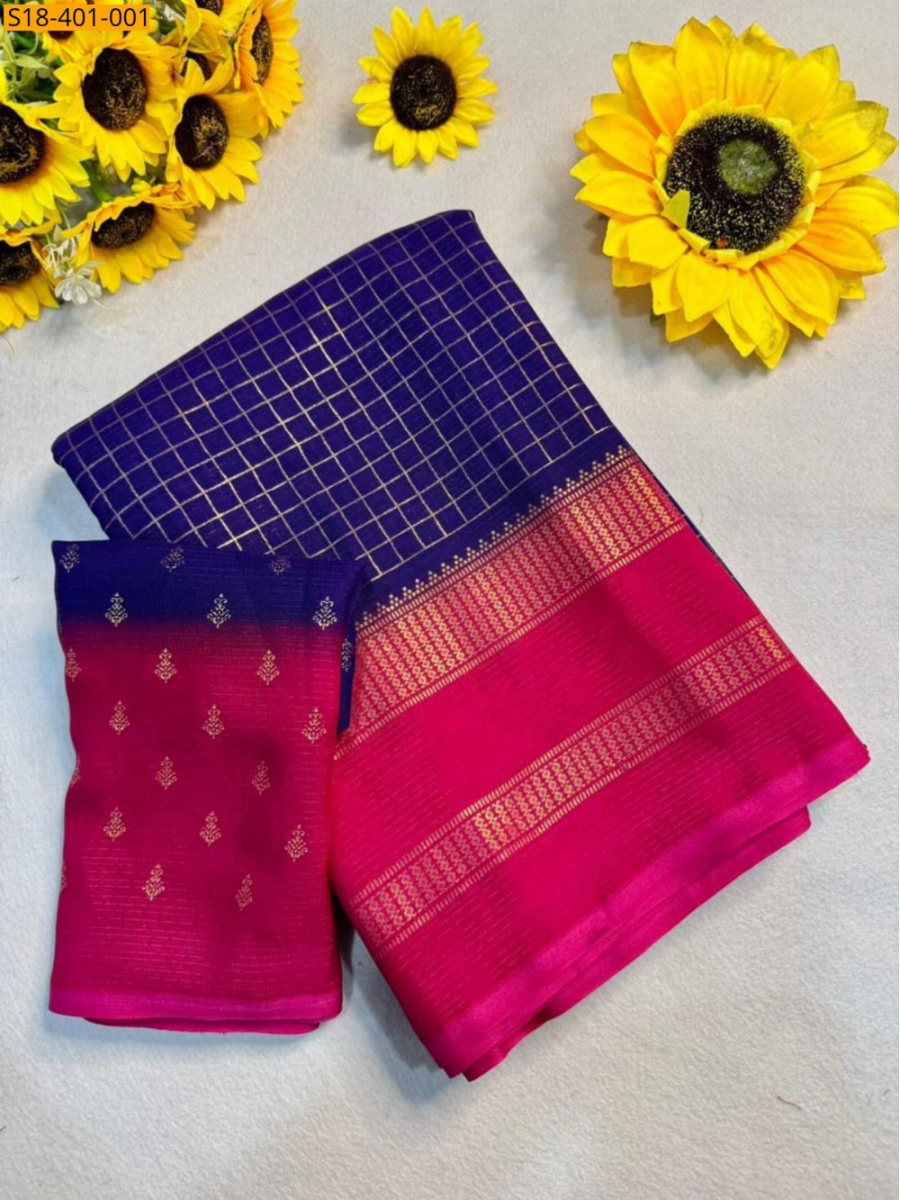 Fancy Marshmellow Blooming Saree