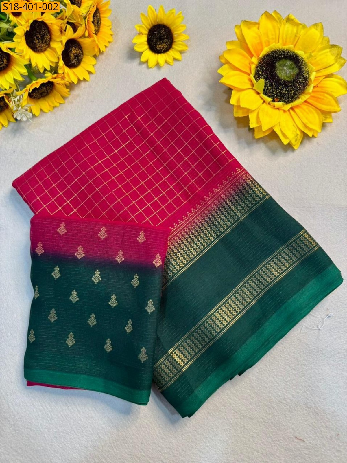 Fancy Marshmellow Blooming Saree