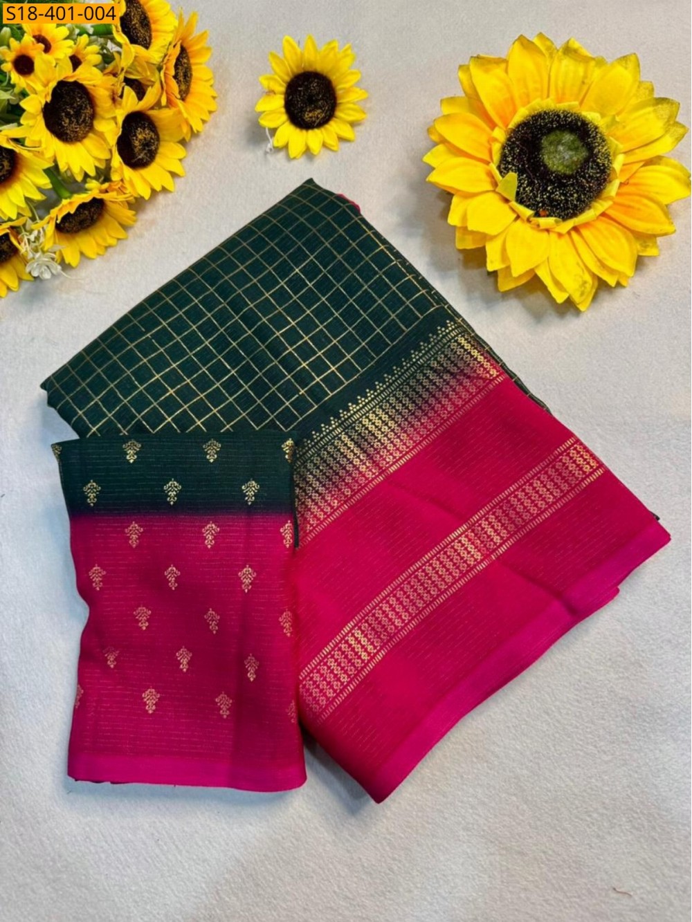 Fancy Marshmellow Blooming Saree