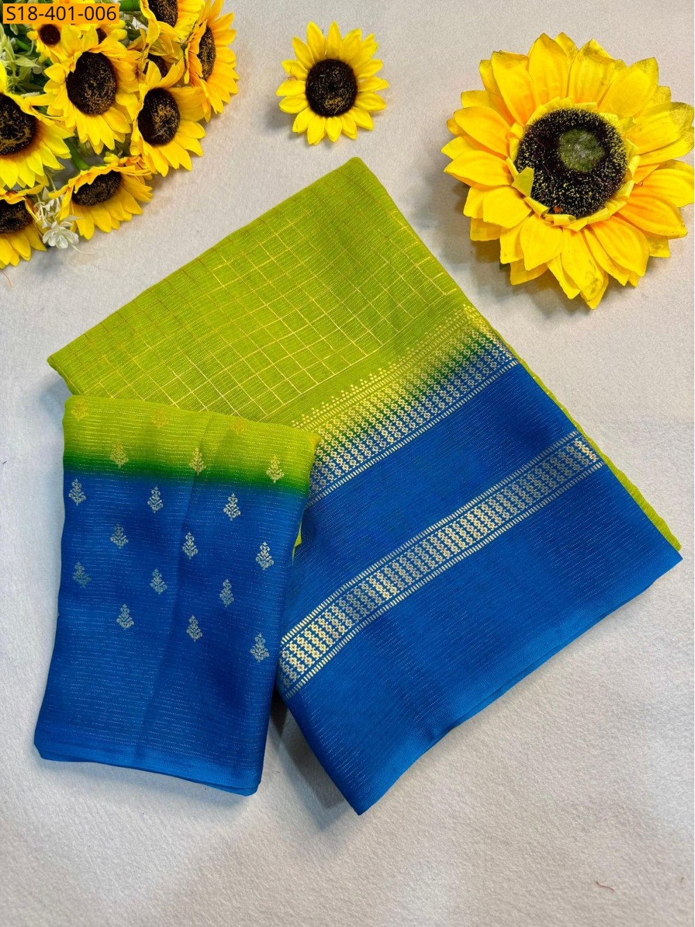 Fancy Marshmellow Blooming Saree