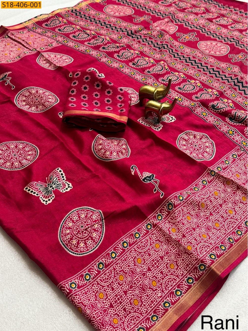 Fancy Soft Mulcotton Saree