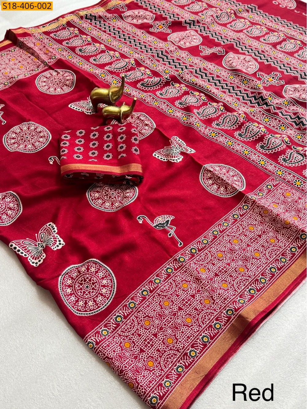 Fancy Soft Mulcotton Saree
