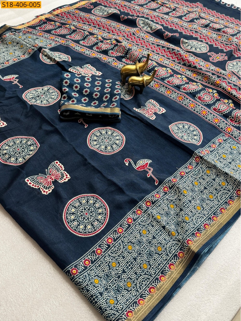 Fancy Soft Mulcotton Saree