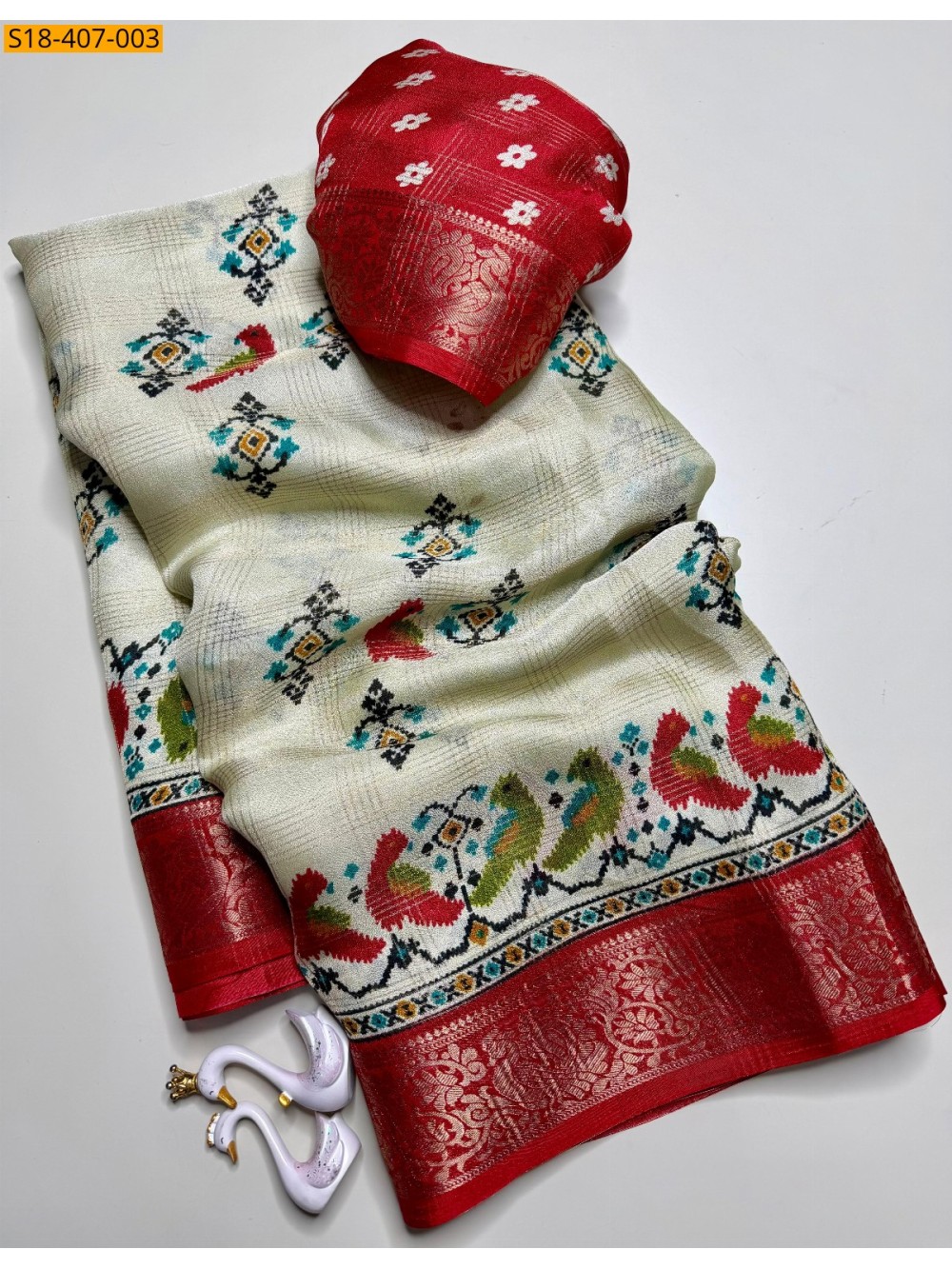Fancy Marshmellow Saree