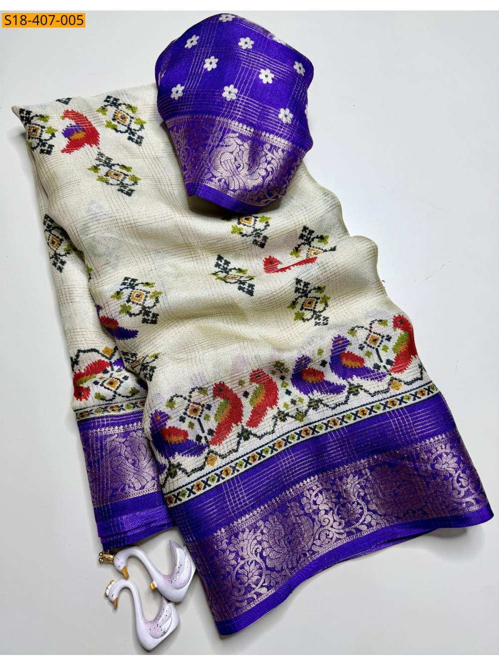 Fancy Marshmellow Saree
