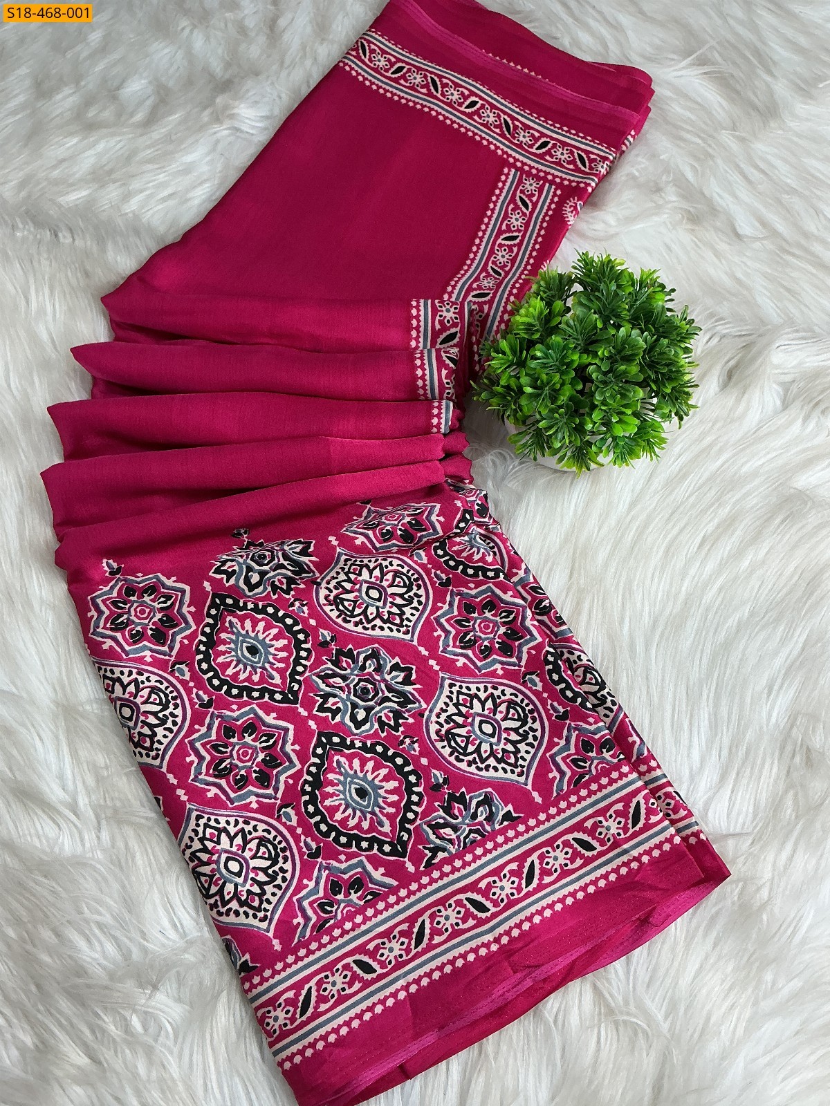 Fancy satin silk saree