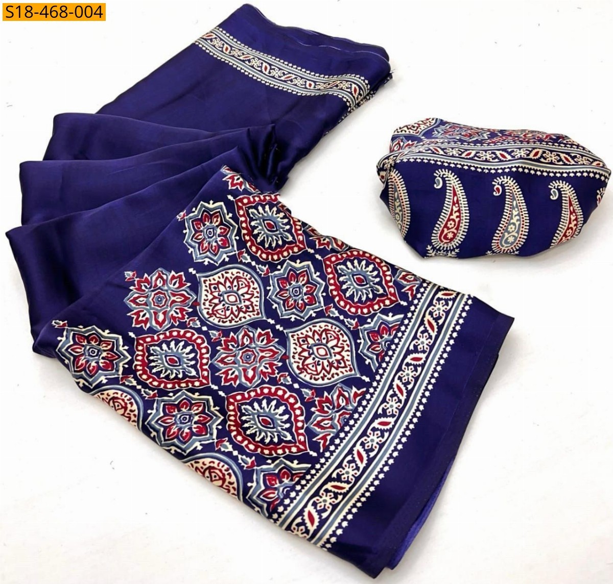 Fancy satin silk saree