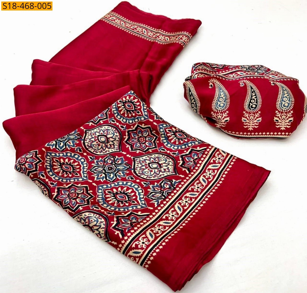 Fancy satin silk saree