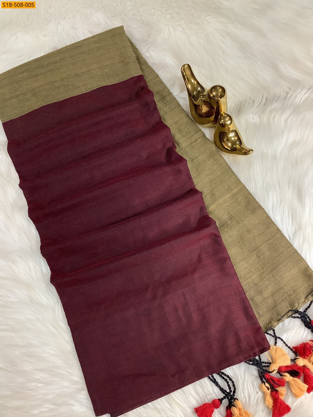 Fancy Khadi Cotton saree