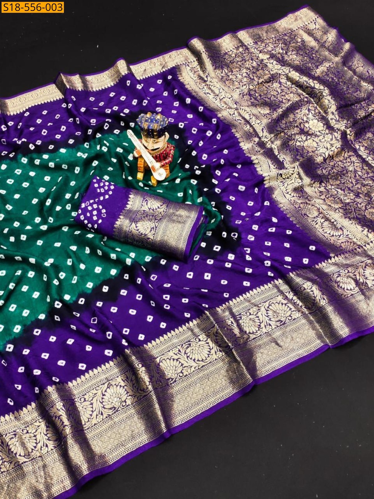 Green Fancy Cotton Silk Saree