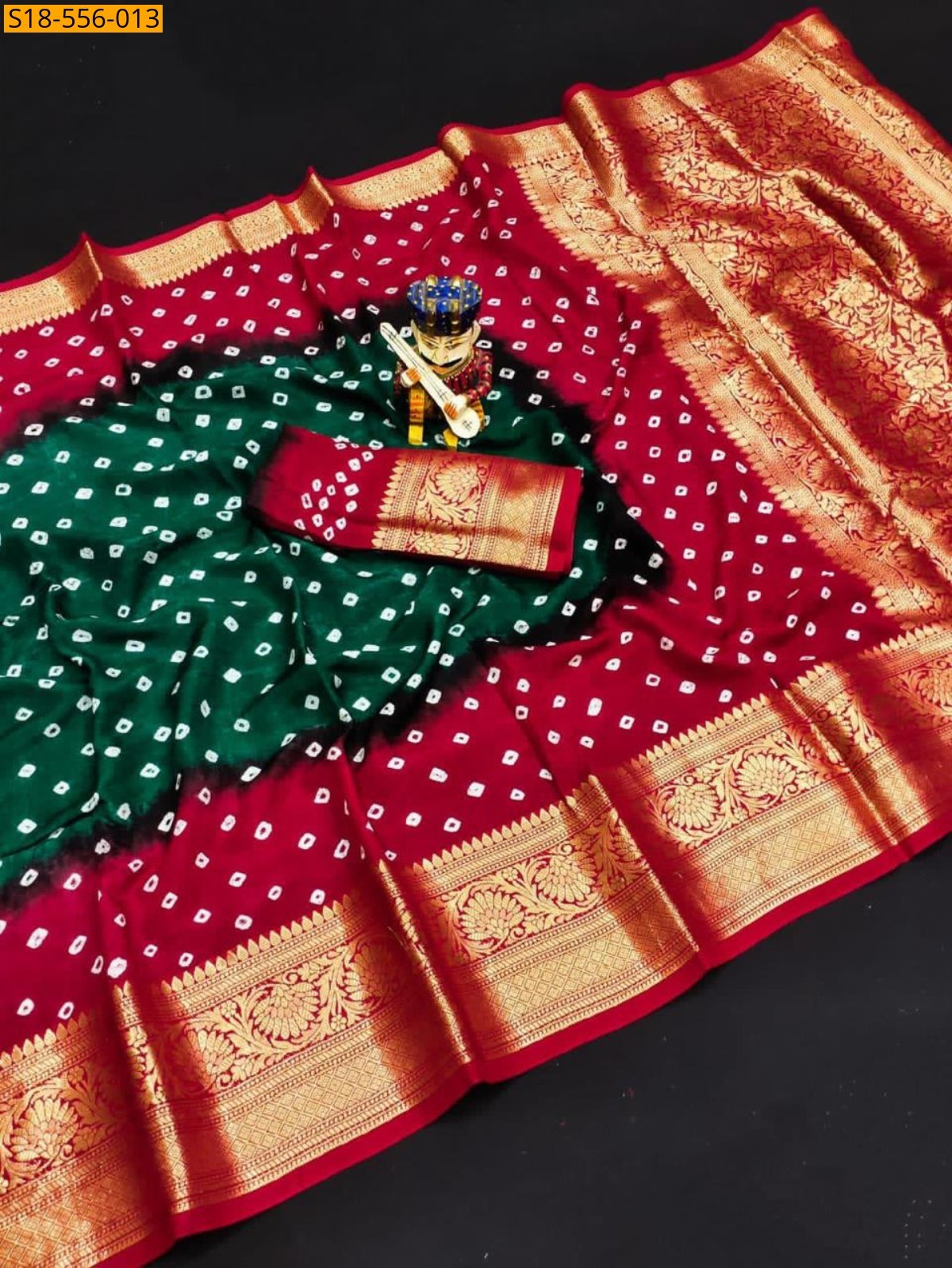 Green Fancy Cotton Silk Saree