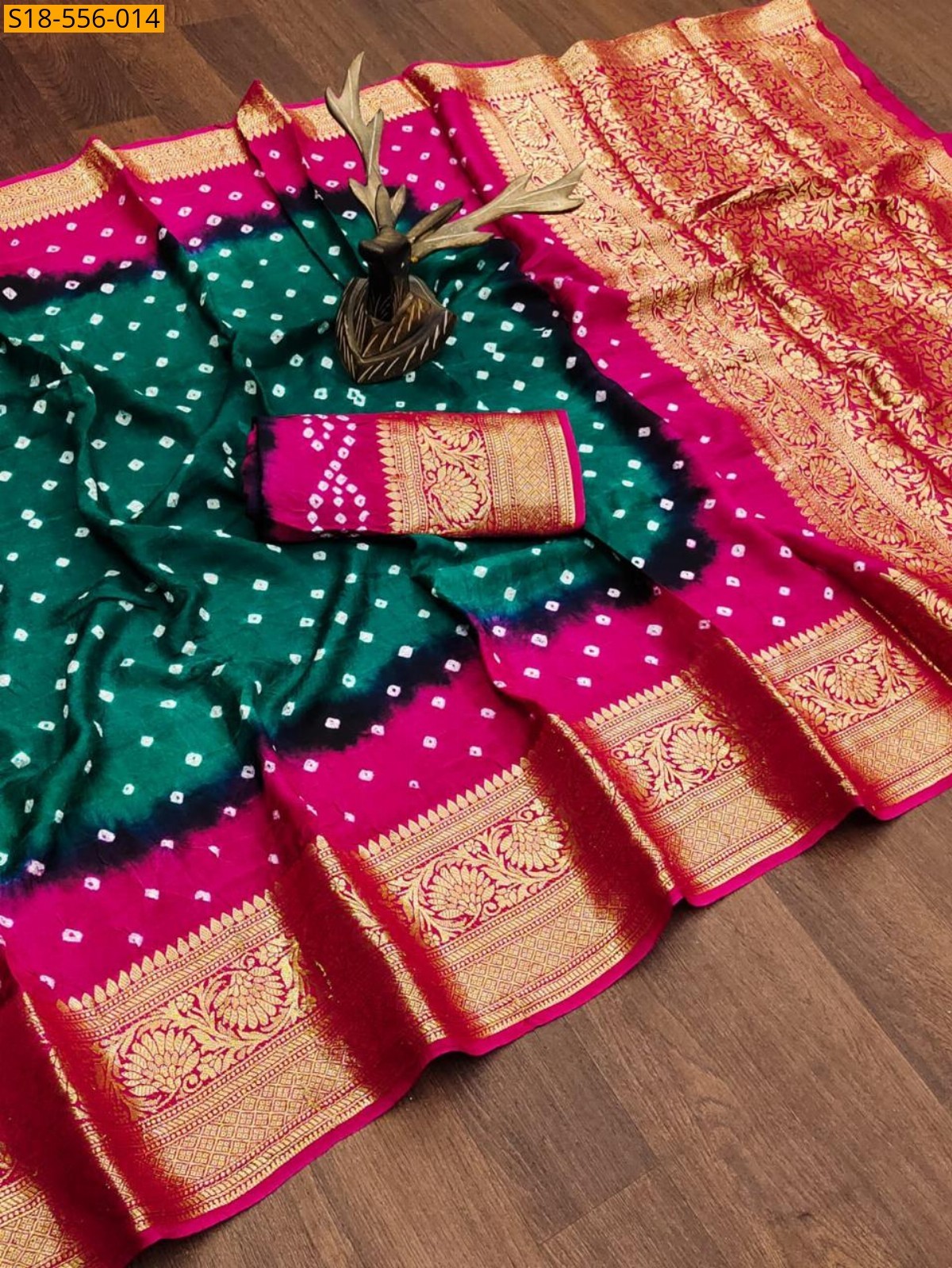 Green Fancy Cotton Silk Saree