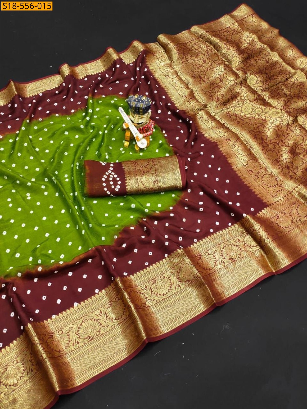 Light Green Fancy Cotton Silk Saree