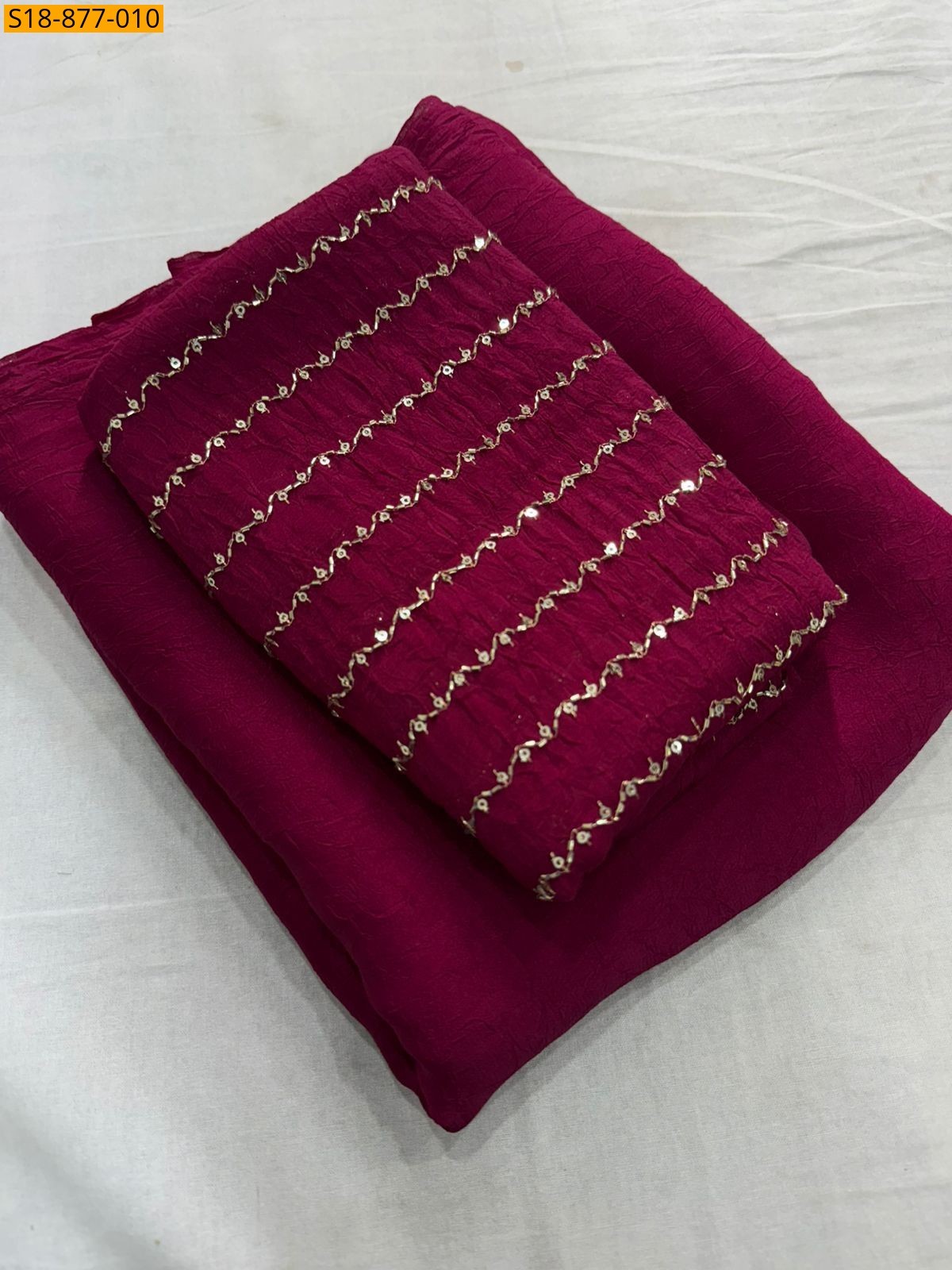 Fancy Rangoli Crush Saree