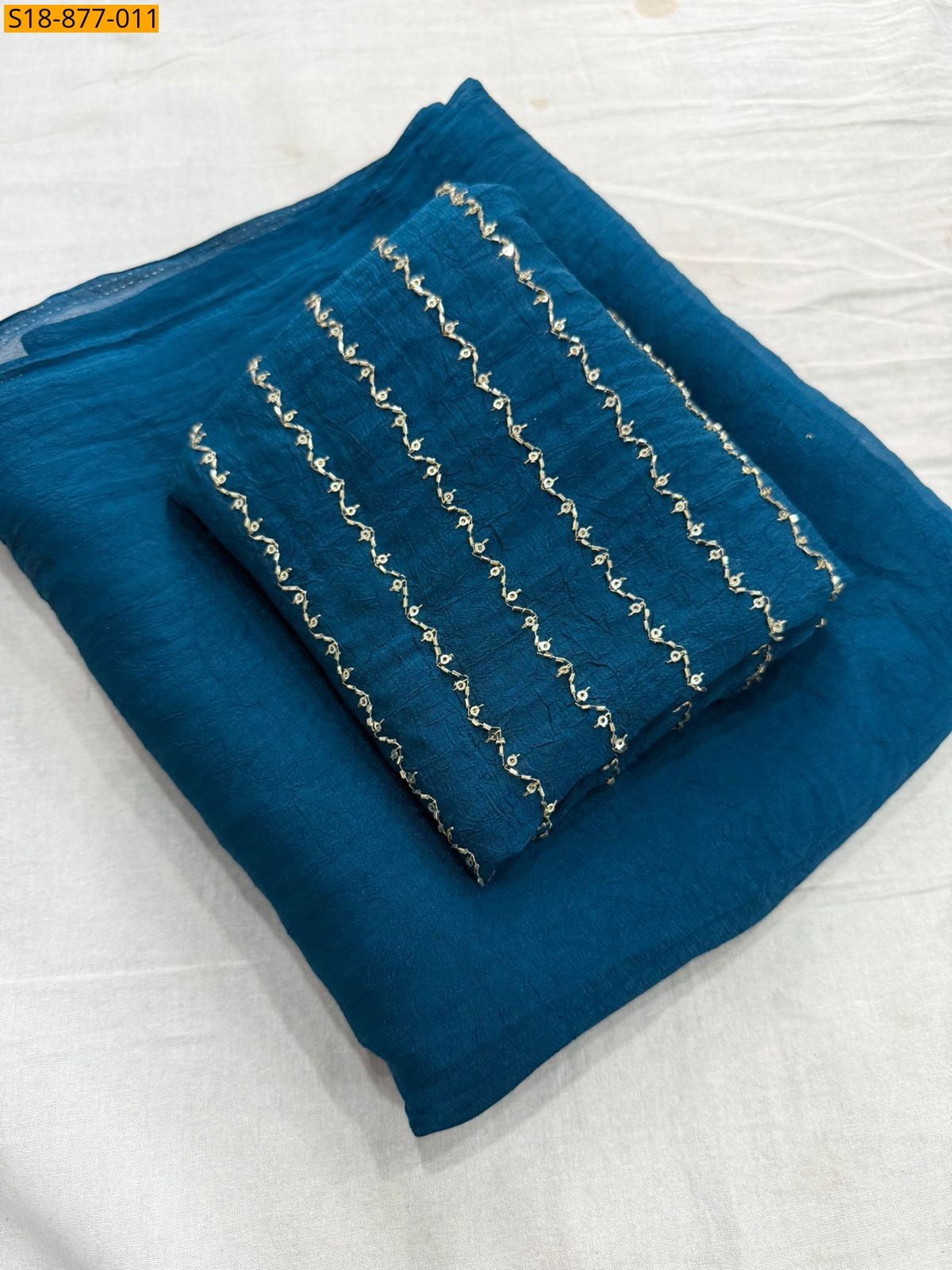 Fancy Rangoli Crush Saree
