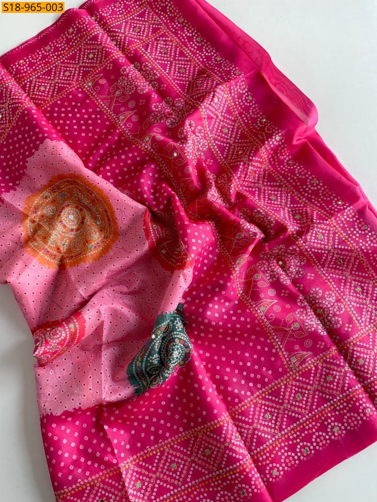 Pink Fancy Tissue silk weaving Saree